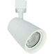 MAC XL 1 Light White Track Head Ceiling Light in 3000K, J-Style
