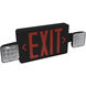 Aaliyah 4 inch Black Exit / Emergency Ceiling Light