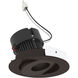 Pearl Bronze LED Round Adjustable Gimbal Retrofit in Comfort Dim (3000K-2000K), 4" Retrofit