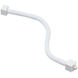 Aaliyah 1 Light White Track Ceiling Light in H-Style
