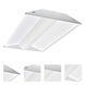 Center Basket LED 24 inch White Troffer Ceiling Light