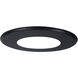 Slim Black Surface Ceiling Light, Face Plate
