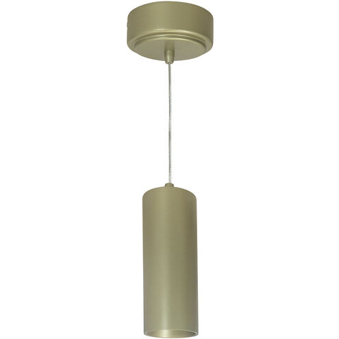 iLENE LED 4 inch Champagne Haze with Champagne Haze Cable Mount Mini Cylinder Ceiling Light in 3000K, 1000
