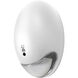 Low Profile Die-Cast LED Selectable CCT White Outdoor Emergency Light, Selectable CCT