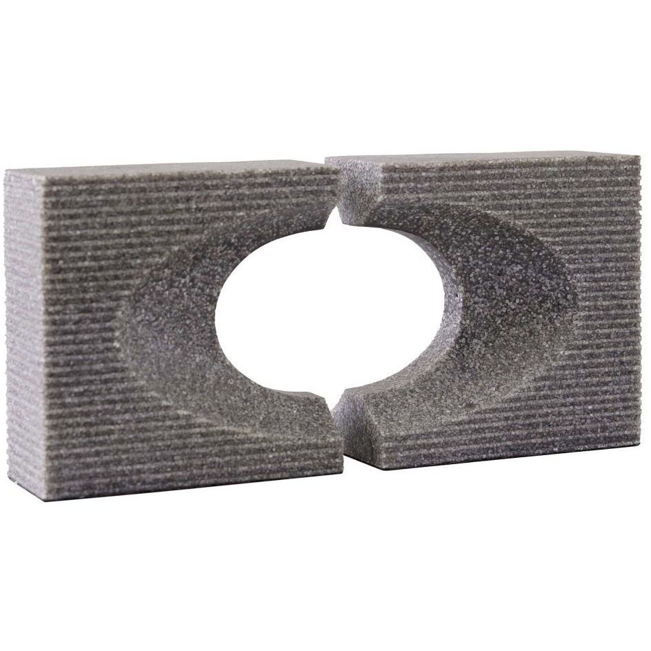 Wolcott 7.5 inch Graphite Bookends, Set of 2