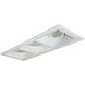 Iolite MLS Black/Matte Powder White Recessed Trim Set