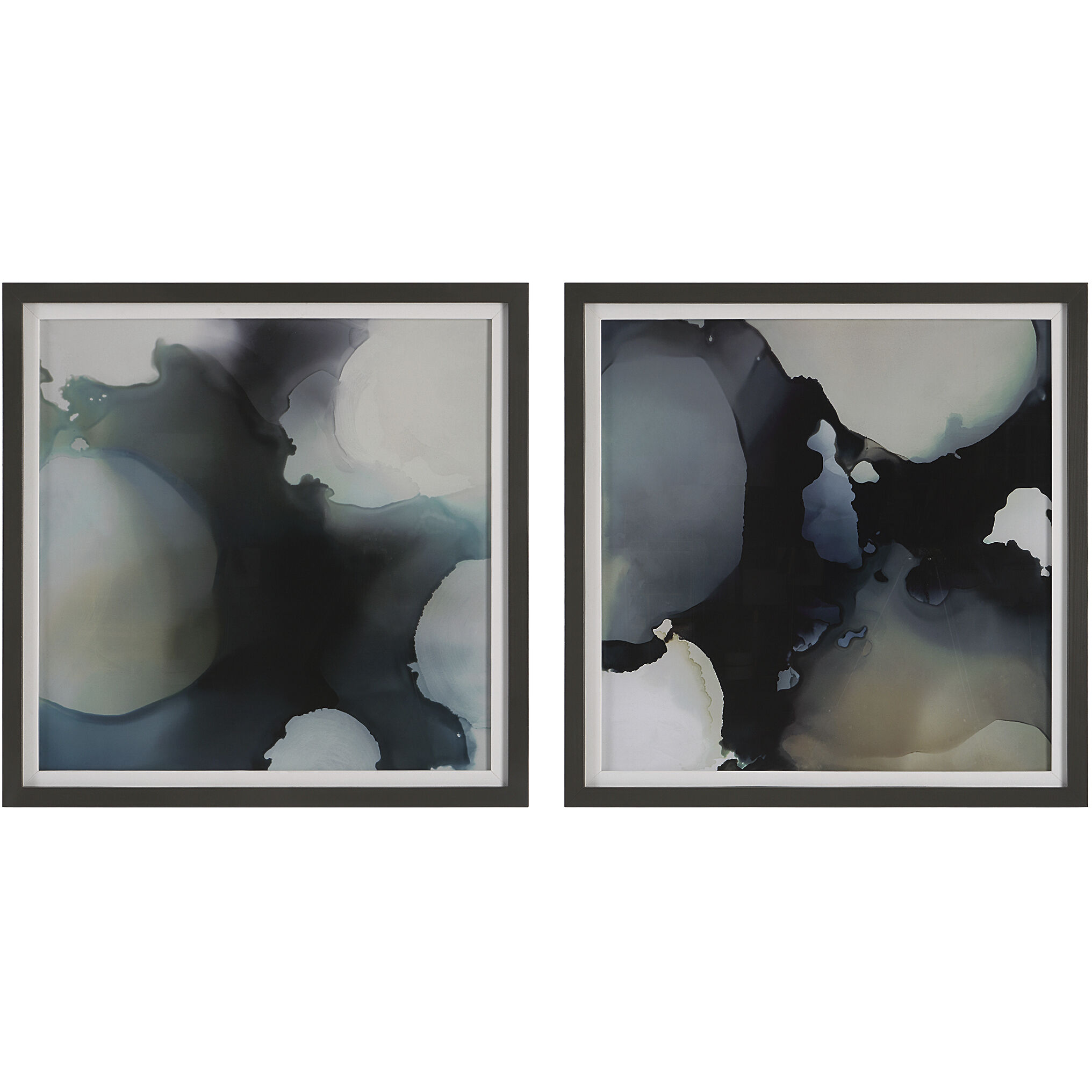 Telescopic 34 X 34 inch Framed Prints, Set of 2