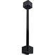 Signature 1 Light Black Track Extension Rod Ceiling Light