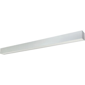 L-Line Aluminum LED Indirect/Direct Linear Ceiling Light, Selectable CCT