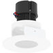 Pearl Bright White Pinhole / Bright White Flange LED Round Adjustable Pinhole Retrofit in 4000K, 4" Retrofit