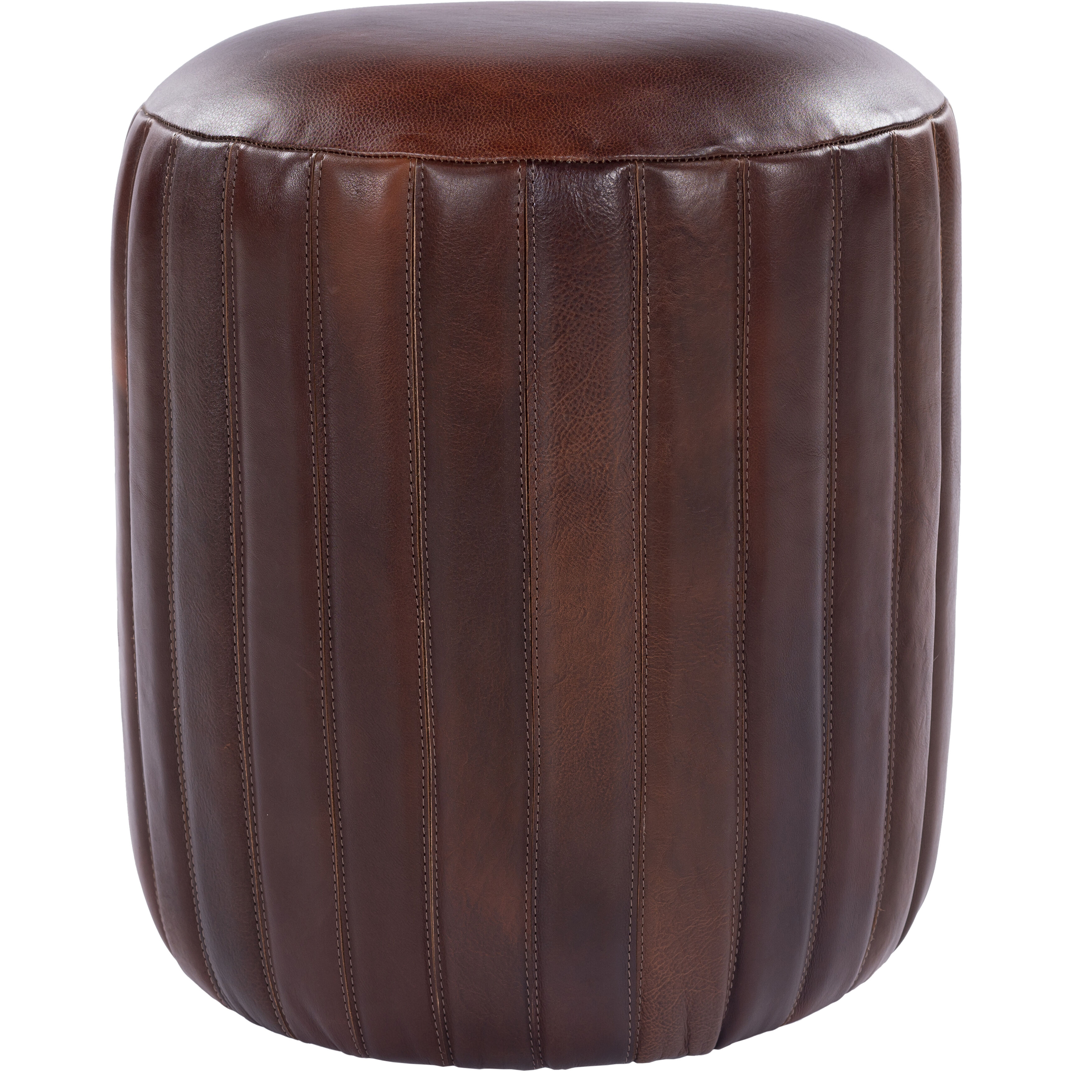 Langdon 18 inch Black Ottoman