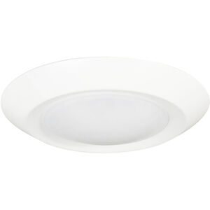 Opal LED 7.38 inch White Surface Mount Ceiling Light in 2700K, Regressed