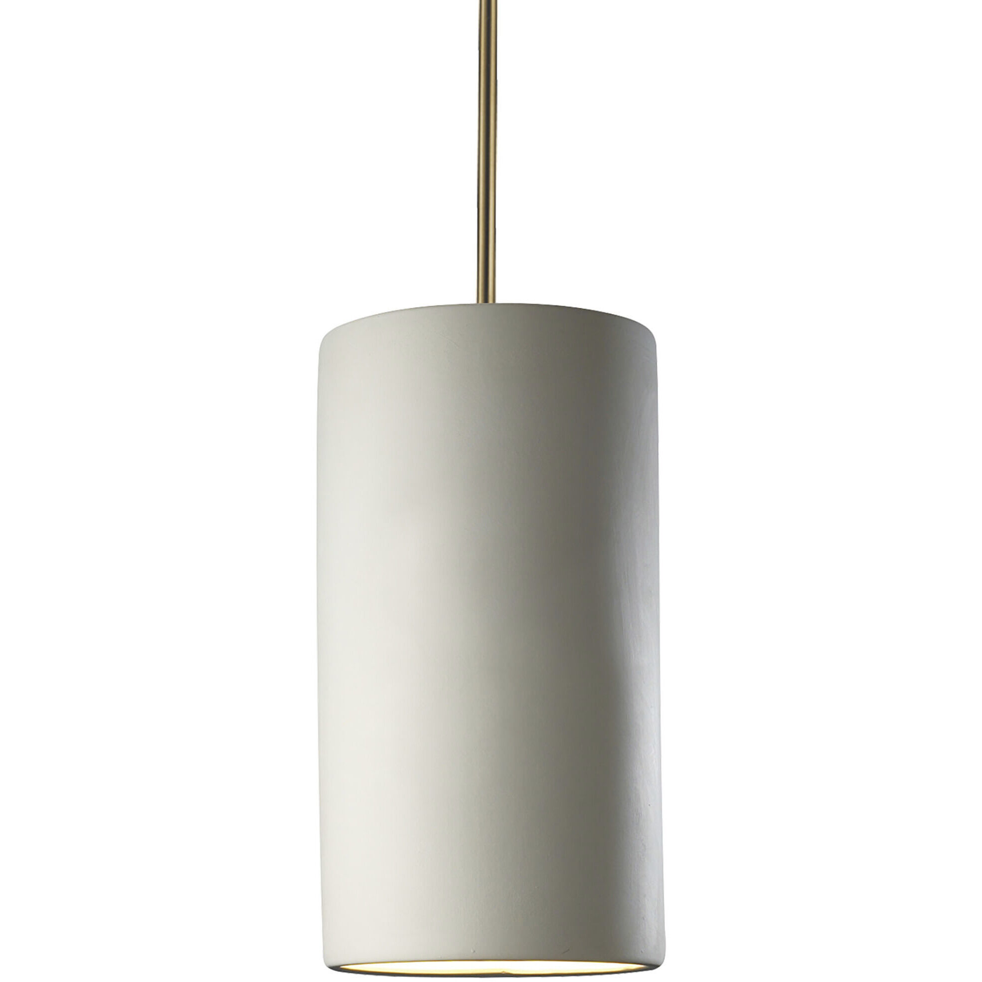 Radiance Collection 1 Light 7 inch Gloss Blush with Dark Bronze Pendant Ceiling Light