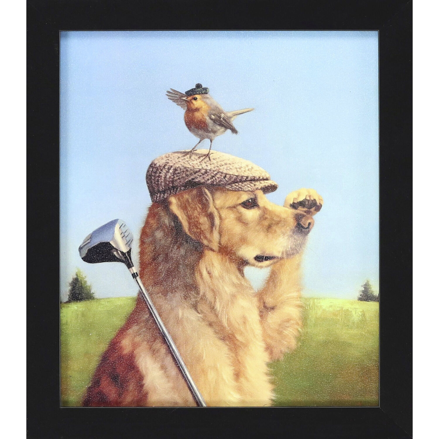 Animals 11 X 9 inch Non-Glass Framed Art, Propac