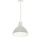 RLM Shade 1 Light 10 inch White Pendant Ceiling Light