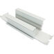 Aaliyah 1 Light White Track Ceiling Light