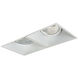 Iolite MLS Matte Powder White Recessed Trimless Reflector Kit