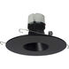 Pearl Black Reflector / Black Flange LED Round Retrofit Reflector in 3500K, 5"/6" Retrofit