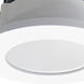 M2 Matte Powder White Mini Recessed Downlight, Round Reflector