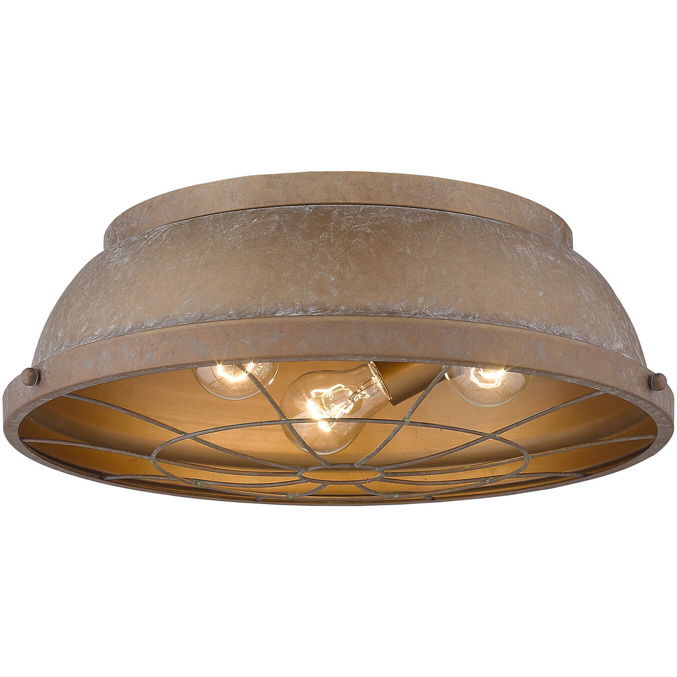 Bartlett 3 Light 16.50 inch Flush Mount