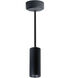 iLENE Black Stem Mount Mini Cylinder Ceiling Light