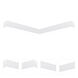 L-Line 19 inch White LED Direct Linear Ceiling Light, Selectable Lumens, Selectable CCT