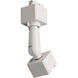 1-circuit 1 Light White Track Slope Adapter Ceiling Light