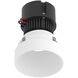 Pearl Warm White LED Round Trimless Retrofit Downlight in 3000K, 4" Retrofit