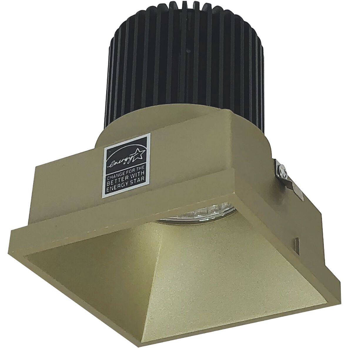 Iolite Champagne Haze Recessed Light in 2700K, 1000, Square Trimless Reflector