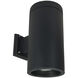 Cobalt LED Black Outdoor Wall Mount Cylinder