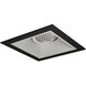 Iolite MLS Black/Matte Powder White Recessed Trim Set
