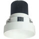 Iolite Matte Powder White Recessed Light in 3000K, 1000, Round Trimless Reflector