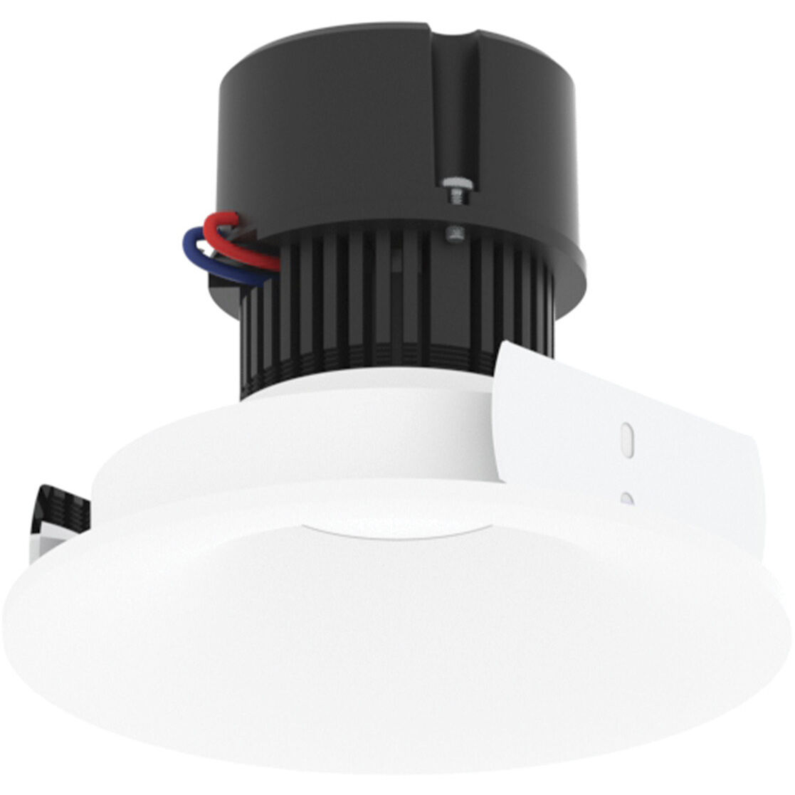 Pearl Bright White LED Round Bullnose Retrofit in 3500K, 4" Retrofit