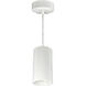 iLENE LED 4.38 inch White Cable Mount Mini Cylinder Ceiling Light in 1500, 4000K