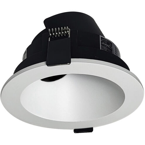 Iolite Matte Powder White Recessed Adjustable Slot Trim