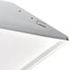Center Basket LED 24 inch White Troffer Ceiling Light in 5000K