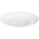 Opal LED 1 inch White Surface Mount Ceiling Light in 2700K, Regressed