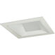 LE81 Matte Powder White Recessed in 2700K