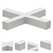 L-Line 1 Light 35.5 inch Aluminum Linear Pendant Ceiling Light in 4000K