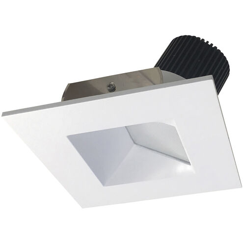 Iolite Matte Powder White Recessed Light in 1000, 5000K, Square/Square Wall Wash Reflector