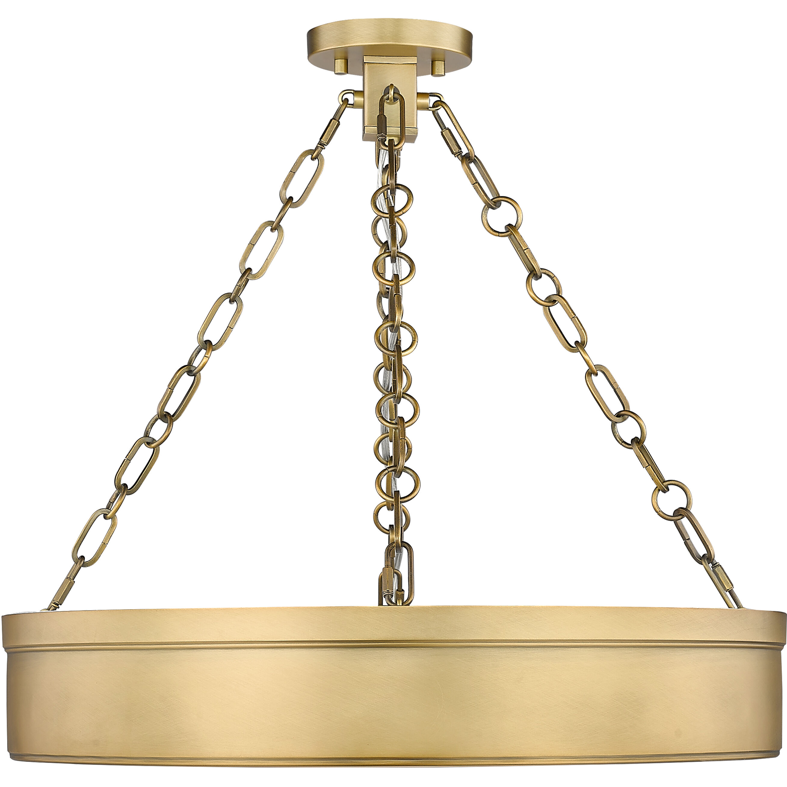 Anders 3 Light 22.00 inch Semi-Flush Mount