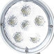 Self-Diagnostic 13 inch White / Red LED Wet/Cold Location Wall Exit & Emergency Sign Wall Light, with Battery Backup & Remote Capability