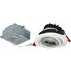 M4 Matte Powder White Round Adjustable Gimbal