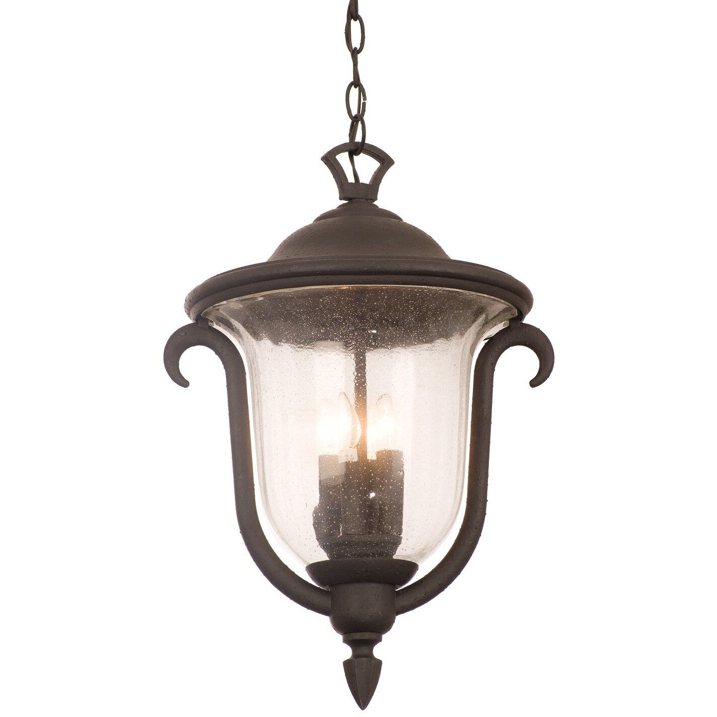 Santa Barbara Outdoor 3 Light 12.75 inch Foyer Pendant