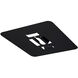L-Line 4.54 inch Black Linear Ceiling Light
