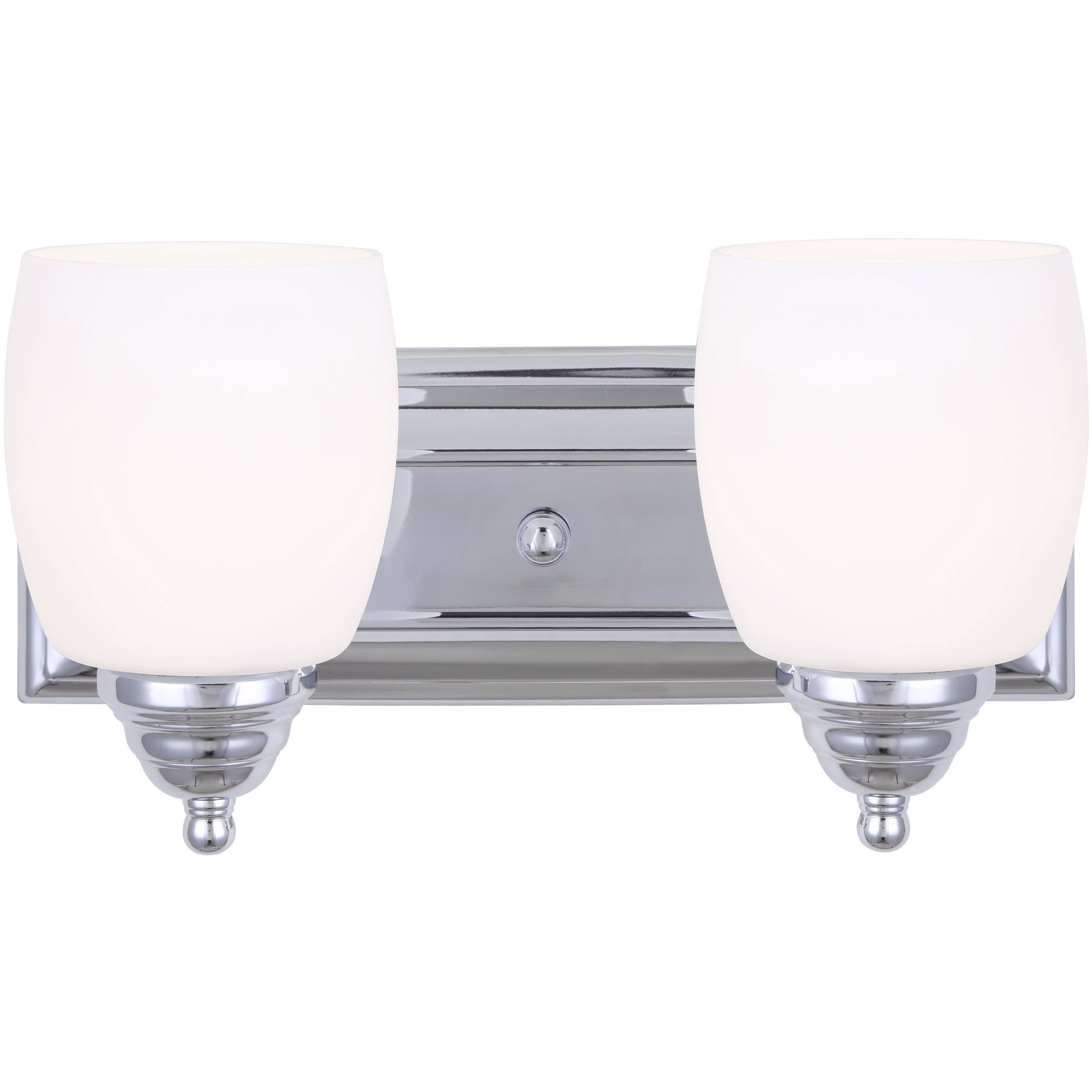 Madison 2 Light 14 inch Chrome Vanity Light Wall Light
