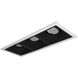 Iolite MLS Matte Powder White/Black Recessed Trim Set