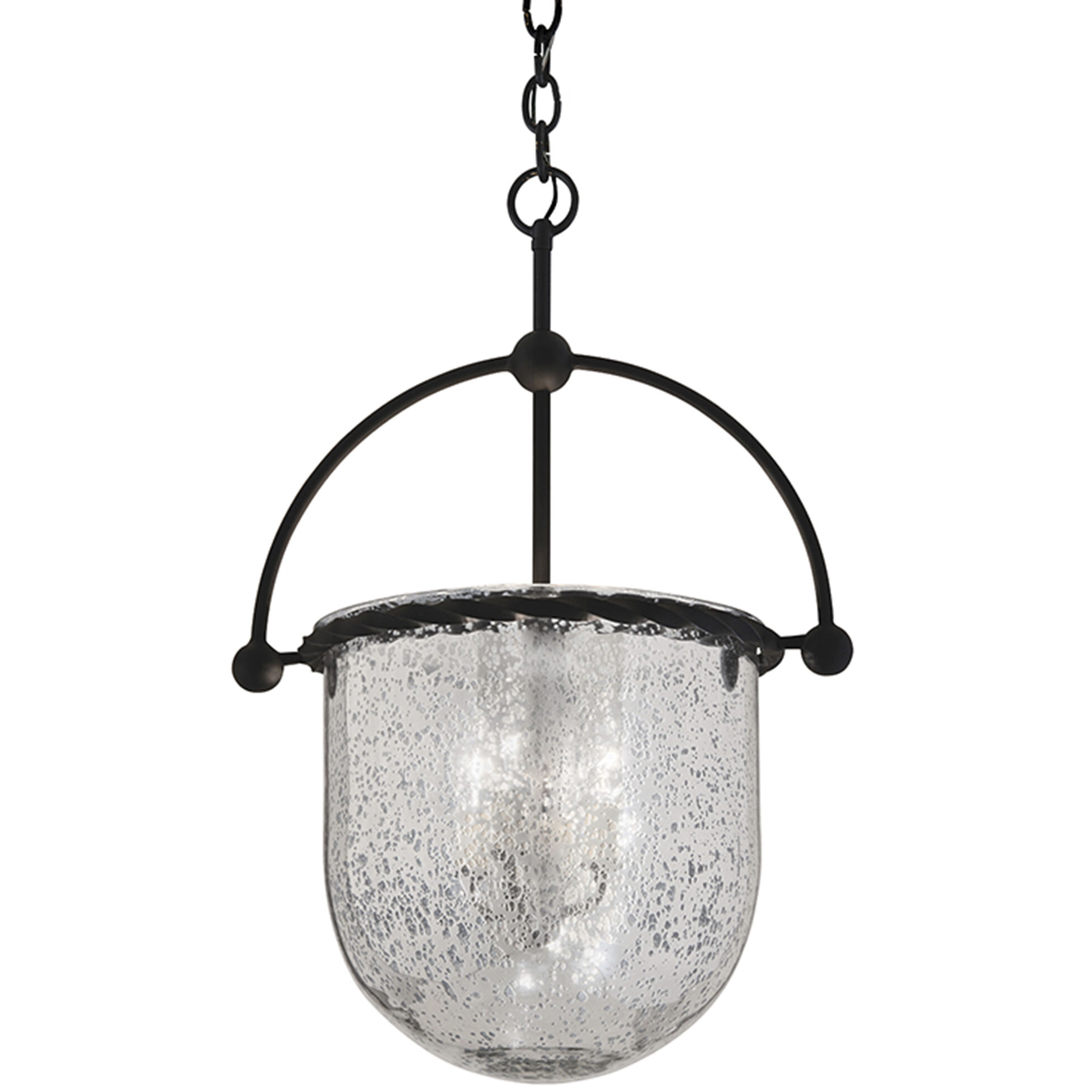 Mercury 3 Light 17 inch Old Iron Pendant Ceiling Light