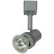 Aaliyah 1 Light 120V Silver Track Head Ceiling Light in H-Style