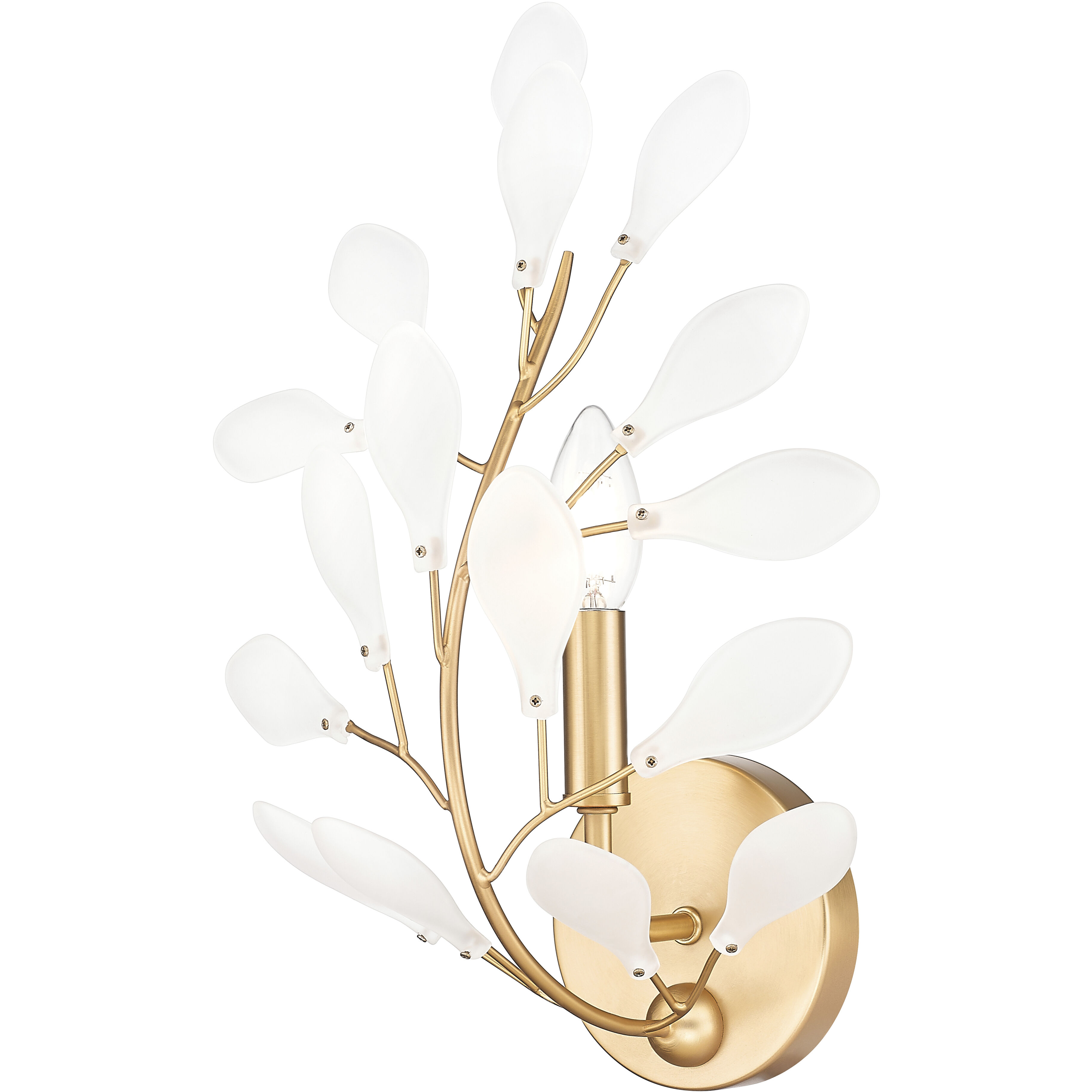 Claudine Wall Sconce Wall Light in Modern Gold